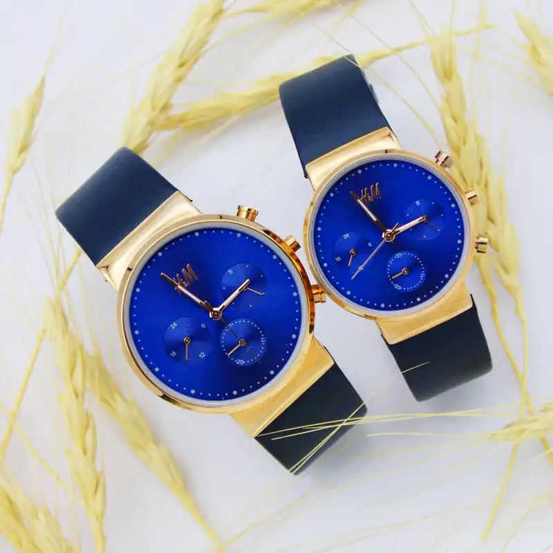 ست ساعت مچی عقربه ای زنانه و مردانه مدل 635