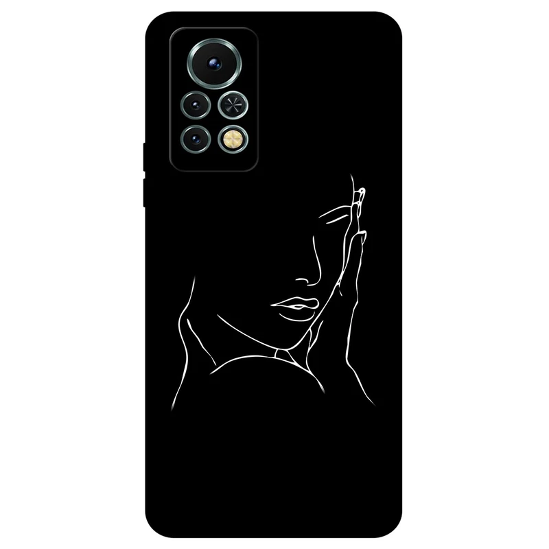 کاور مگافون طرح دخترانه مدل 8153 مناسب برای گوشی موبایل اینفینیکس Note 11s