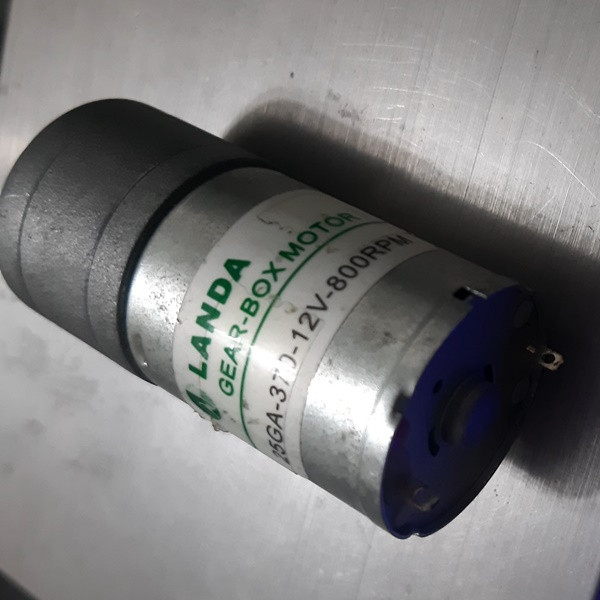 موتور گیربکس لاندا مدل 25GA - 370 - 12V - 800RPM
