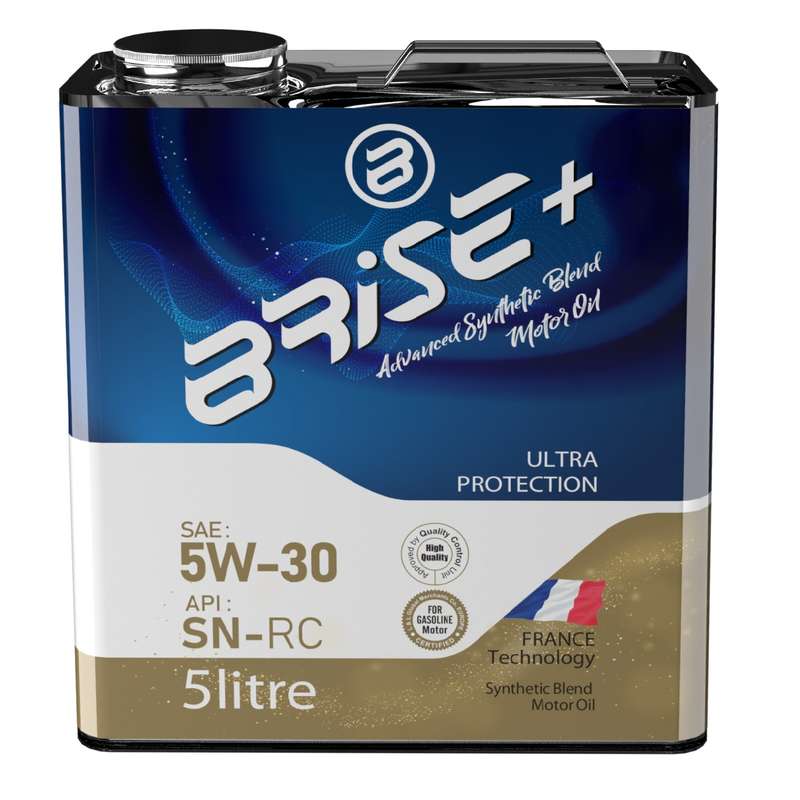 روغن موتور بنزینی برایس پلاس مدل SN-RC 5W-30 حجم 5 لیتر