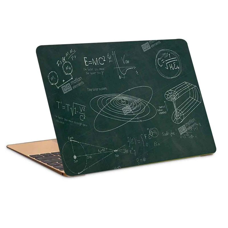 استیکر لپ تاپ طرح نسبیت انیشتین کد c-1058مناسب برای لپ تاپ 15.6 اینچ