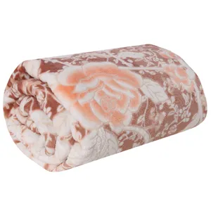 پتو طرح گل کد PJ-106567 سایز 145×220 سانتی‌متر