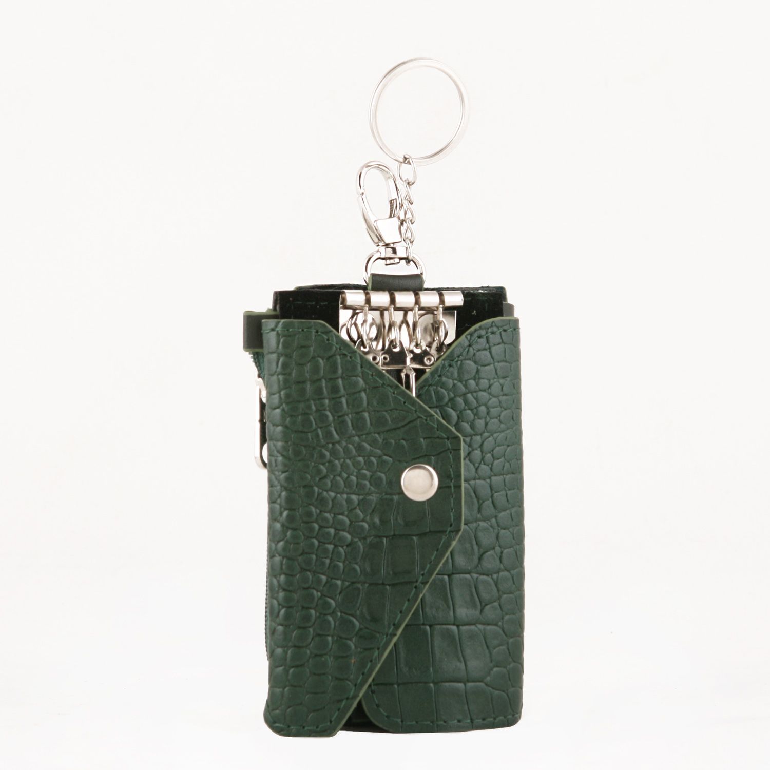 جاکلیدی مردانه چرم یلسان مدل آران کد PRM-033-sbz - - 1