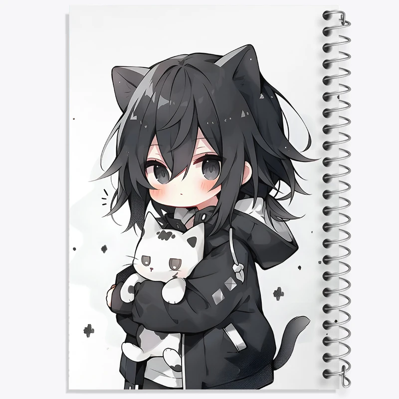 دفتر لیست خرید 50 برگ خندالو طرح دختر انیمه ای کد N3393