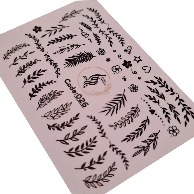 برچسب لنز ناخن مدل 026