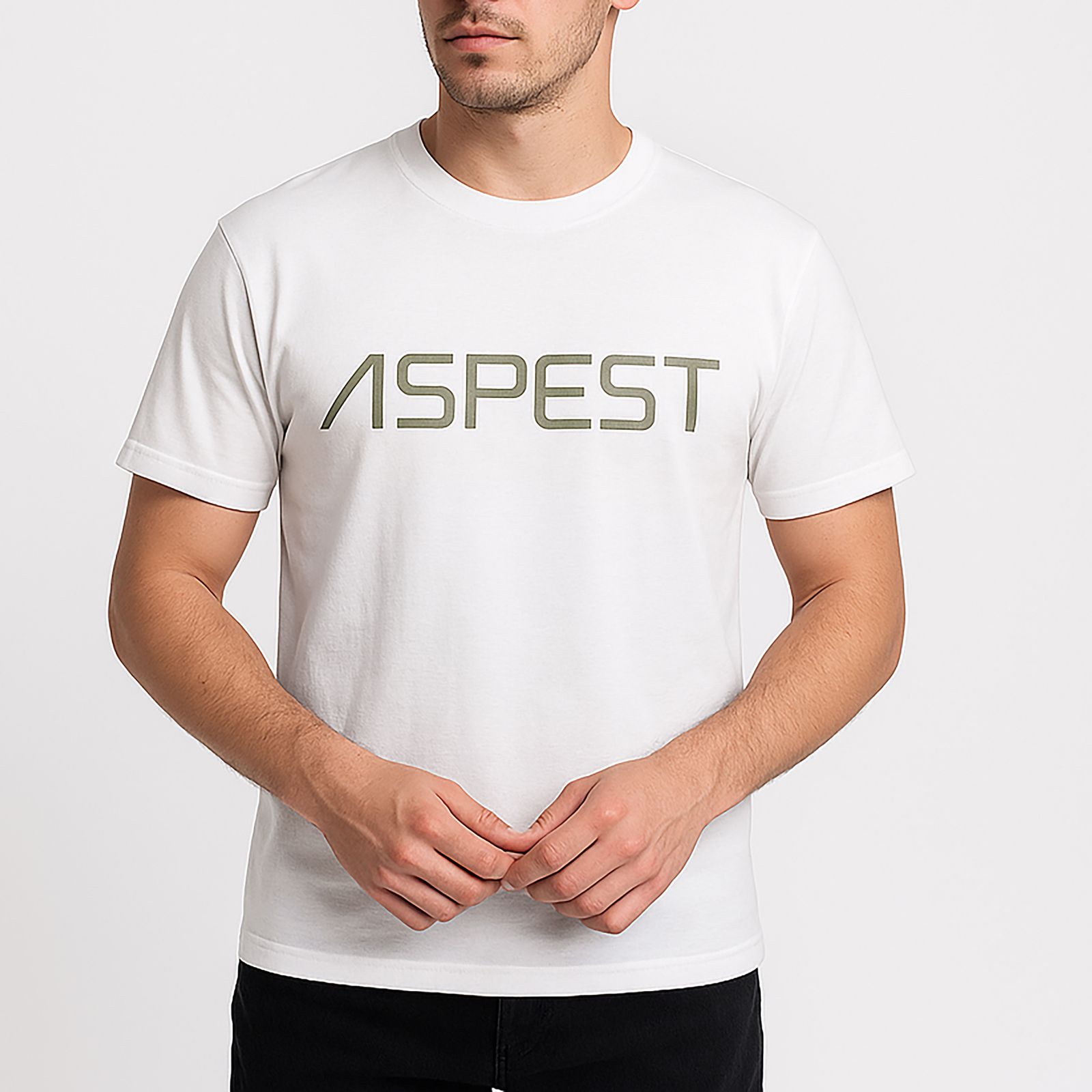 تی شرت آستین کوتاه مردانه اسپست مدل ASP-TWH-D -  - 1