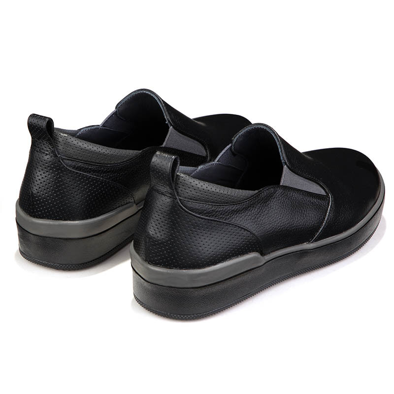 کفش روزمره زنانه چرم مشهد مدل j2540