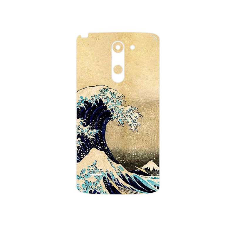 برچسب پوششی ماهوت مدل The Great Wave off Kanagawa of Hokusai مناسب برای گوشی موبایل ال جی G3 Stylus