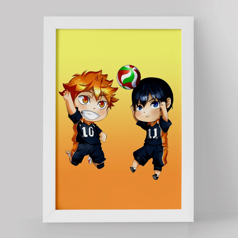 تابلو خندالو مدل کاگیاما و هیناتا انیمه آبشار سرنوشت هایکیو کاگیاما کد 11220