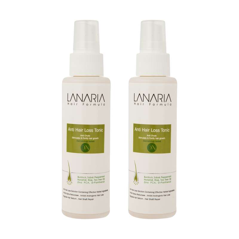 تونیک تقویت کننده مو لاناریا مدل Tea Tree حجم 150 میلی لیتر مجموعه 2 عددی