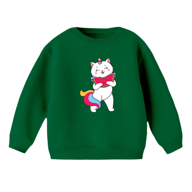 سویشرت بچگانه مدل گربه یلدایی کد 1