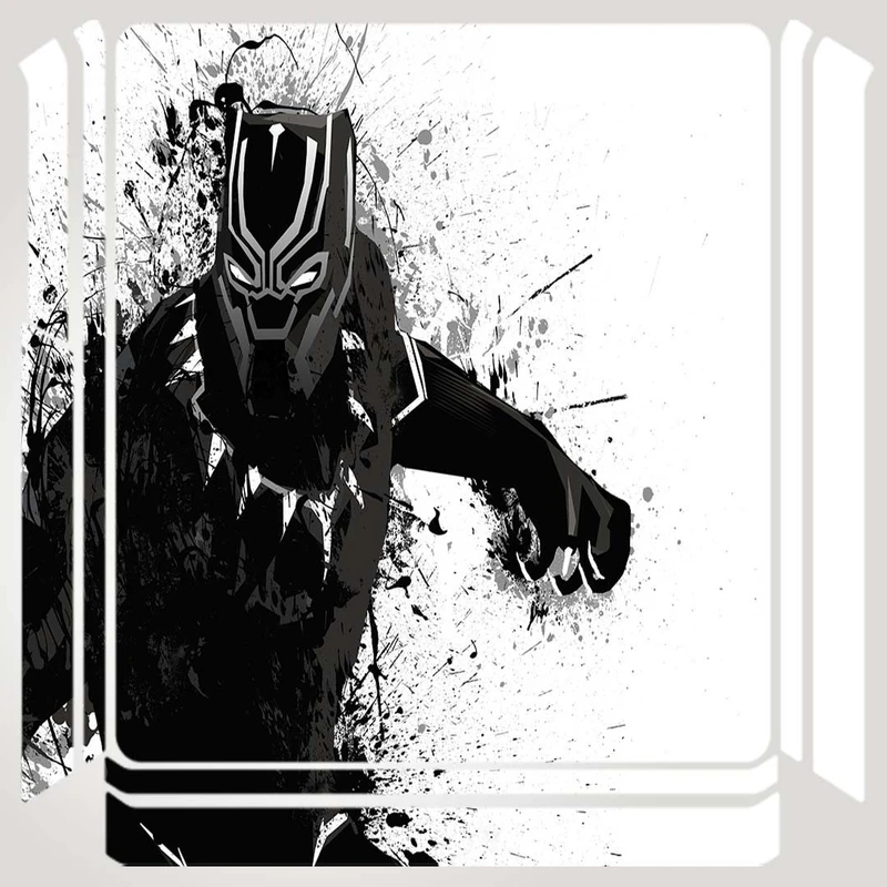 برچسب پلی استیشن ۴ مدل black panther fan artwork کد PSS-315 