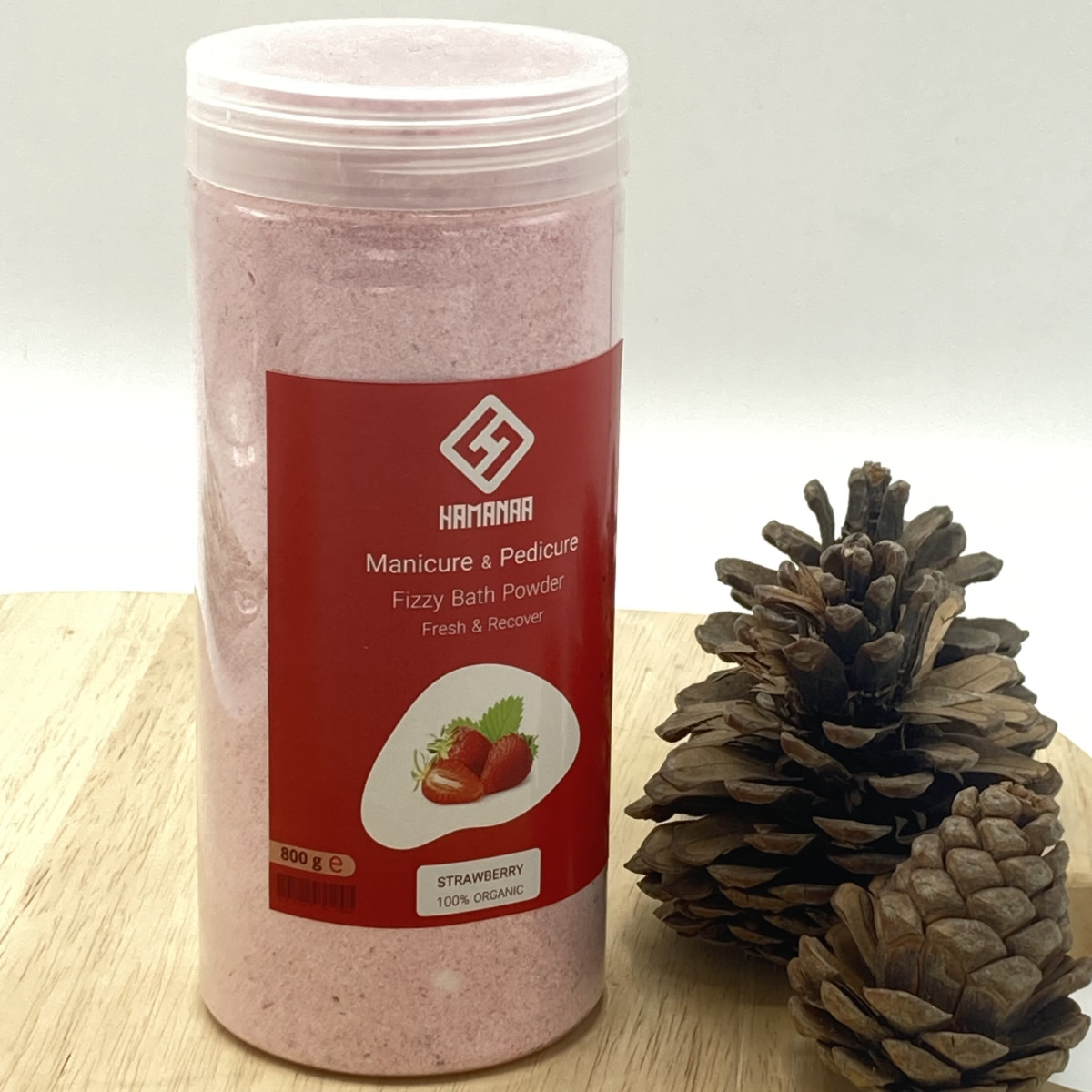 کوکتل پودری هامانا مدل Strawberry وزن 800 گرم