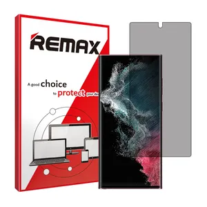   Privacy screen protector Remax model HyPRV suitable for Samsung Galaxy S22 Ultra 5G phone