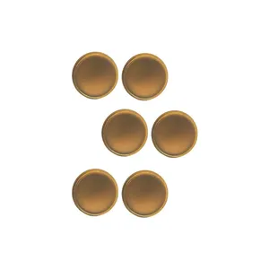 قالب گوشواره مدل رزین اپوکسی دایره کد FR273 بسته 6 عددی