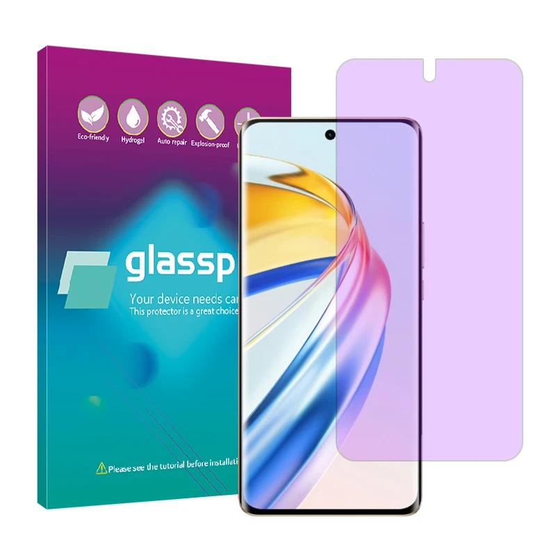 محافظ صفحه نمایش آنتی پرپل گلس پرو مدل Resistant مناسب برای گوشی موبایل آنر X9b