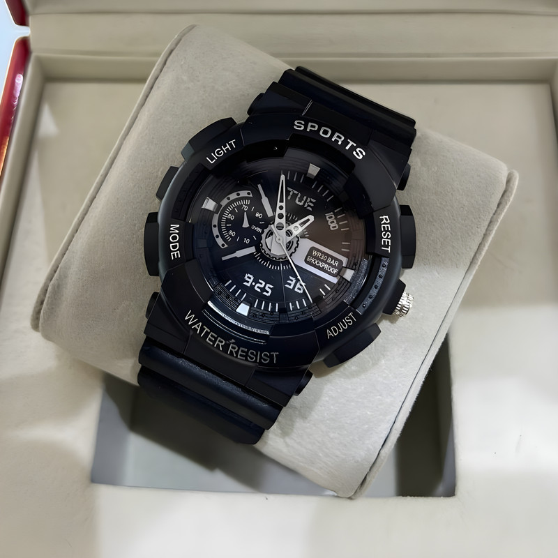 ساعت مچی عقربه ای بچگانه مدل اسپرت تک زمانه کد 03 ساعت مچی عقربه ای بچگانه مدل اسپرت تک زمانه کد 03