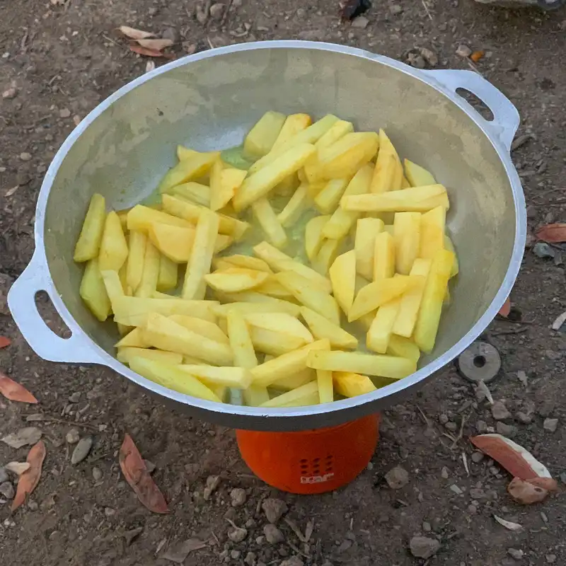 تابه سفری مدل روسی درب دار کمپر