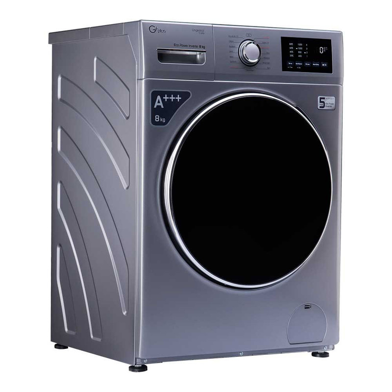 ماشین لباسشویی جی پلاس مدل GWM-K8220T ظرفیت 8 کیلوگرم