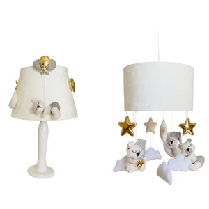 ست لوستر و آباژور کودک مدل لوسی کد ۷۸