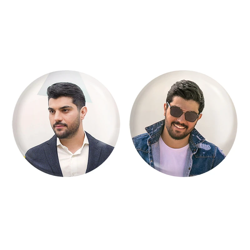 مگنت خندالو طرح سینا مهراد کد 1038010373 مجموعه 2 عددی