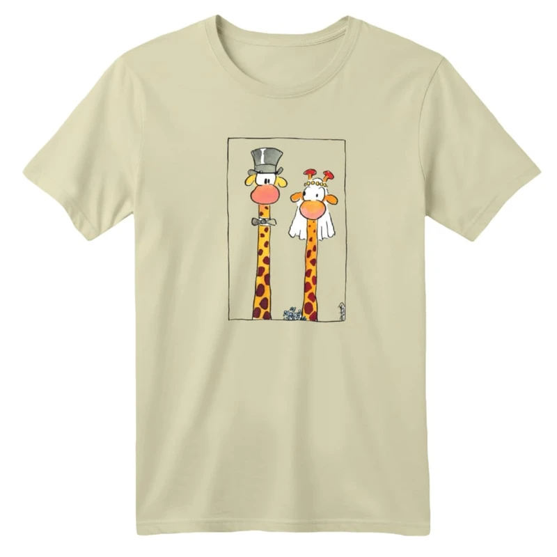 تی شرت آستین کوتاه بچگانه مدل زرافه کد ۸