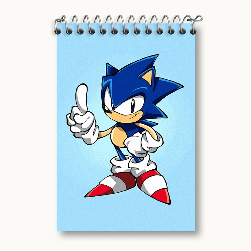 دفتر یادداشت 50 برگ خندالو مدل سونیک (Sonic) کد F1958