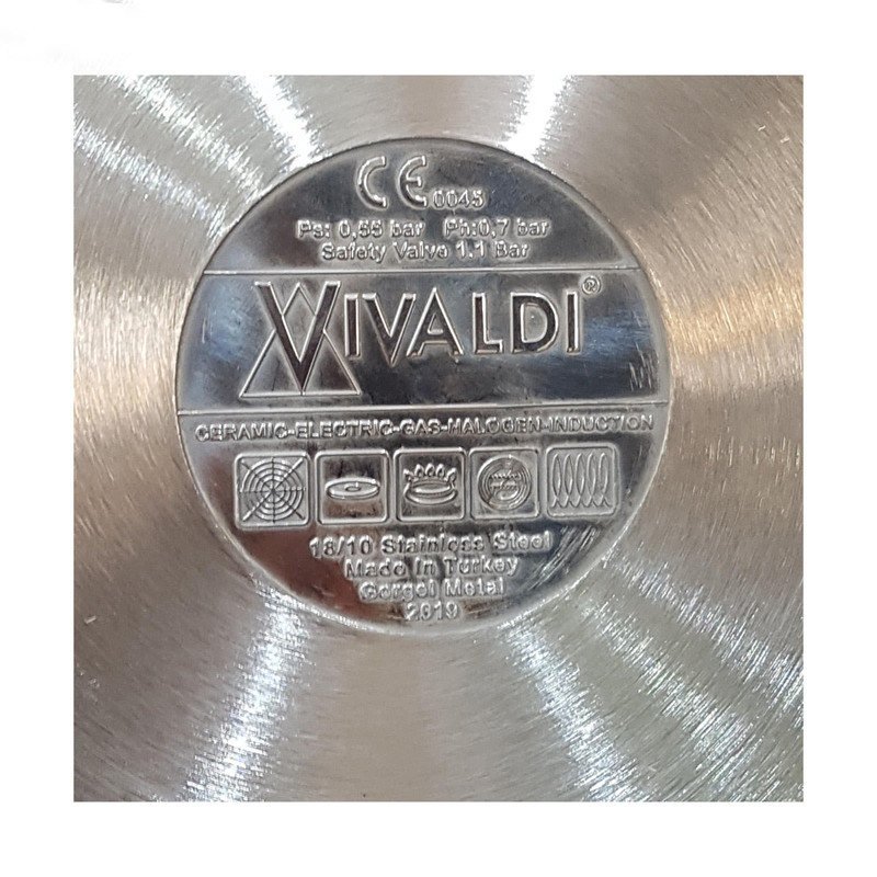 زودپز ویوالدی مدل کد 8933 گنجایش 8 لیتر