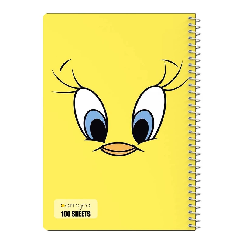 دفتر مشق 100 برگ سیمی کارنیکا طرح توییتی Tweety کد 44505