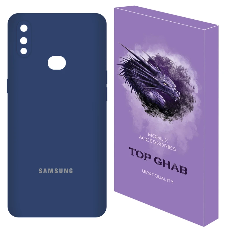 کاور تاپ قاب مدل سیلیکونی_پاککنی مناسب برای گوشی موبایل سامسونگ Galaxy A10s