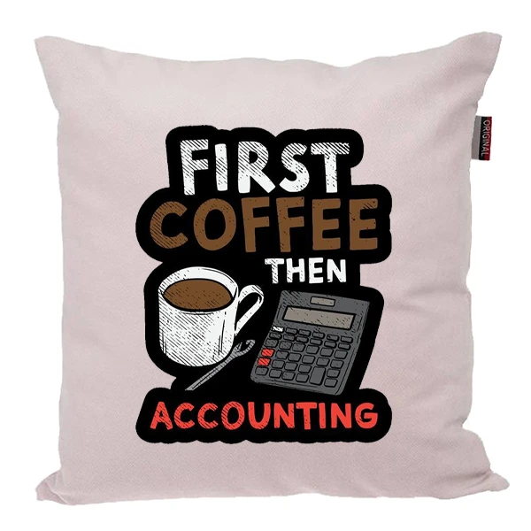 کوسن پاد آفرین مدل حسابداری روز حسابدار کد PK401577 سایز 40*40 سانتی متر