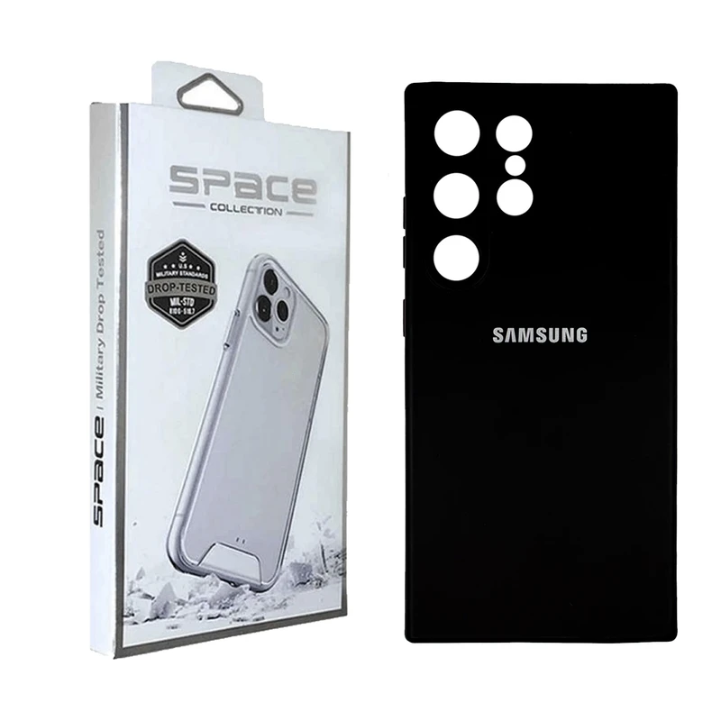 کاور اسپیس مدل سیلیکونی طرح Siliconi مناسب برای گوشی موبایل سامسونگ Galaxy S25 Ultra