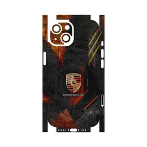 MAHOOT Porsche_Logo-FullSkin Cover Sticker for Apple iPhone 15