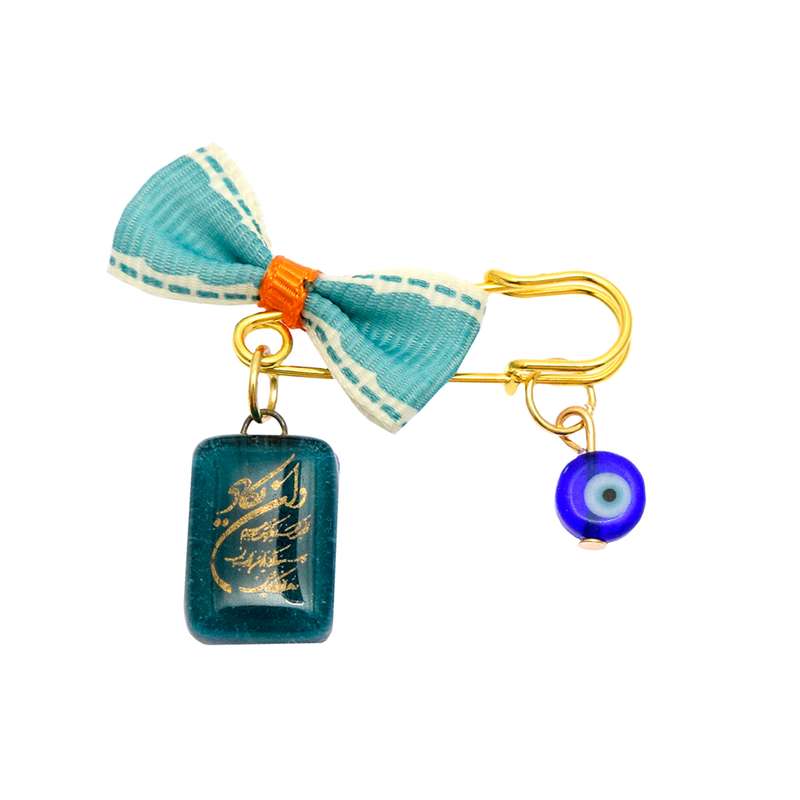 سنجاق سینه دخترانه مدل چشم نظر P1 سنجاق سینه دخترانه مدل چشم نظر P1