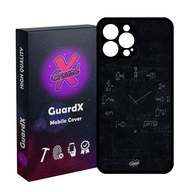 کاور گارد ایکس طرح ریاضی مدل Glass10631 مناسب برای گوشی موبایل اپل iPhone 13 Pro Max