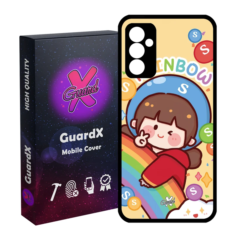 کاور گارد ایکس طرح Girl مدل Glass10520 مناسب برای گوشی موبایل سامسونگ Galaxy A54 / A54 5G