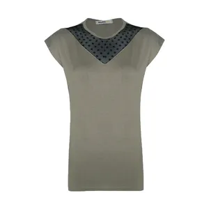 بلوز آستین کوتاه زنانه مداِلا مدل Z1001