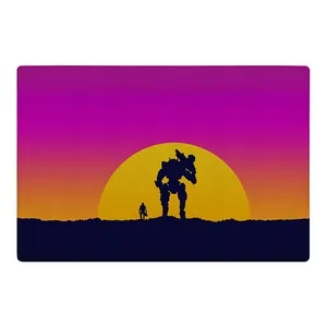 ماوس پد مخصوص بازی زیگ زاگ طرح بازی titan fall کد 4091