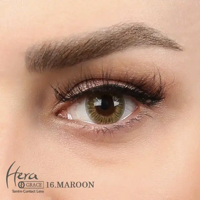 لنز چشم هرا گريس شماره 16 کد رنگ قهوه ای عسلی