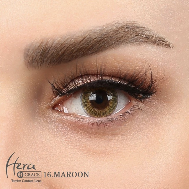 لنز چشم هرا گريس شماره 16 کد رنگ قهوه ای عسلی