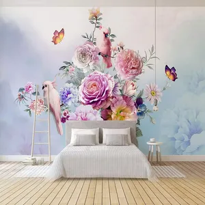 پوستر دیواری سه بعدی مدل گل رز DRVAF1043
