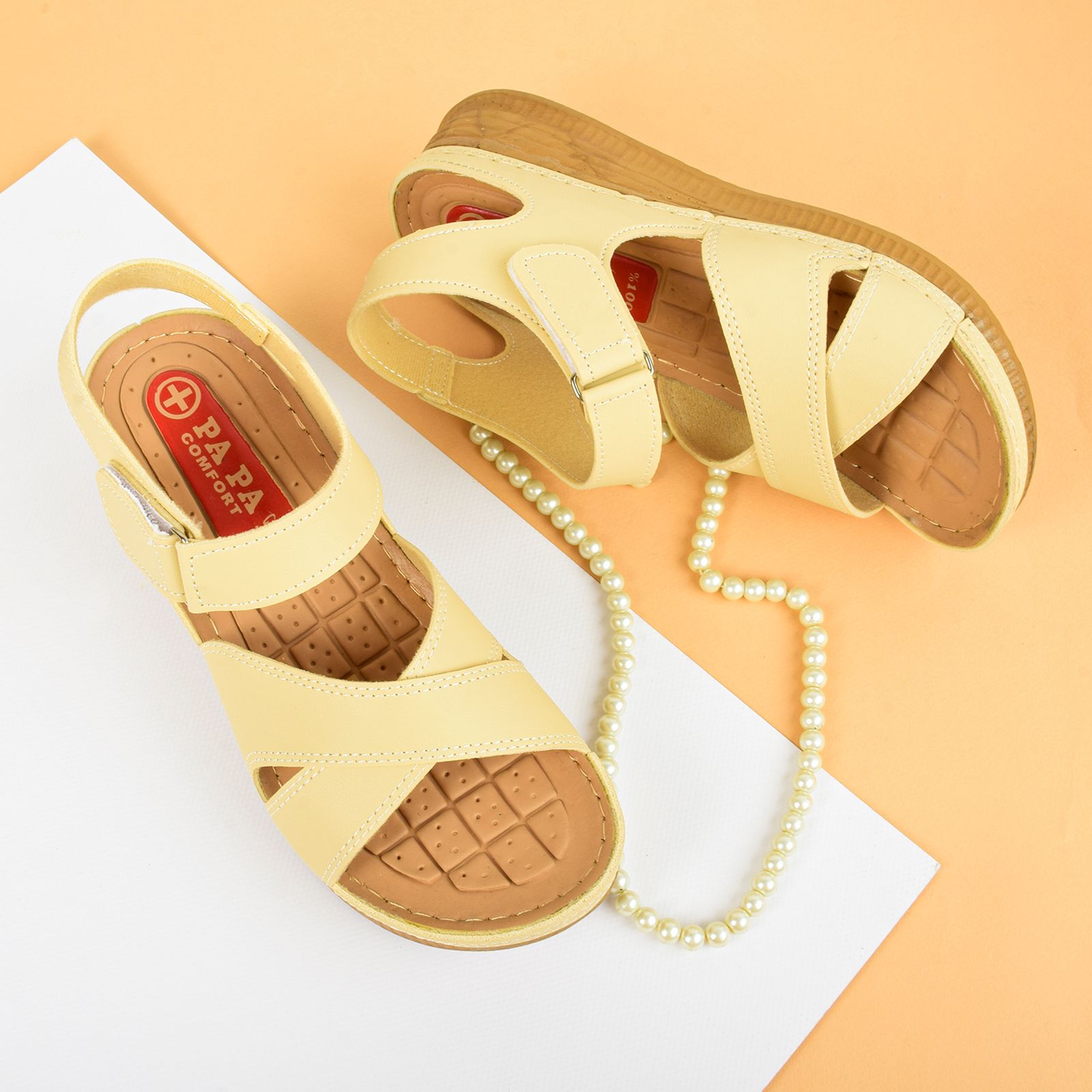 صندل زنانه پاپا مدل طبی ماساژوری CR.2793 - - 7