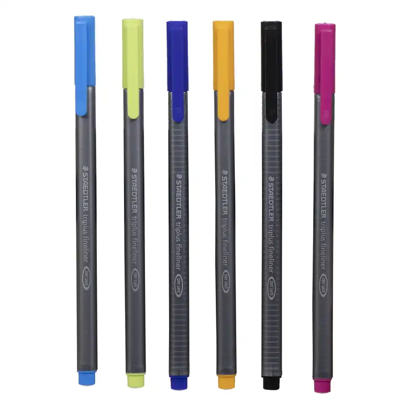 روان نویس استدلر مدل Triplus Fineliner بسته 5 عددی