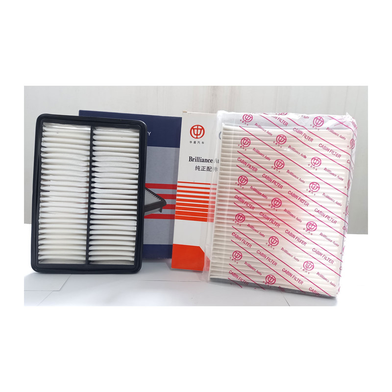 فیلتر هوا خودرو مدل 08000 مناسب برای برلیانس H320-330 به همراه فیلتر کابین