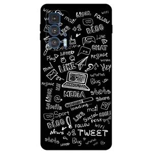 Megafone Social Media 1898 Cover For Motorola Moto Edge 20 Pro
