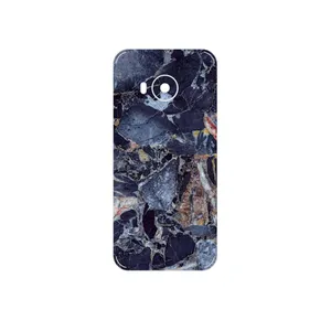 MAHOOT Broken black marble Cover Sticker for HTC One ME