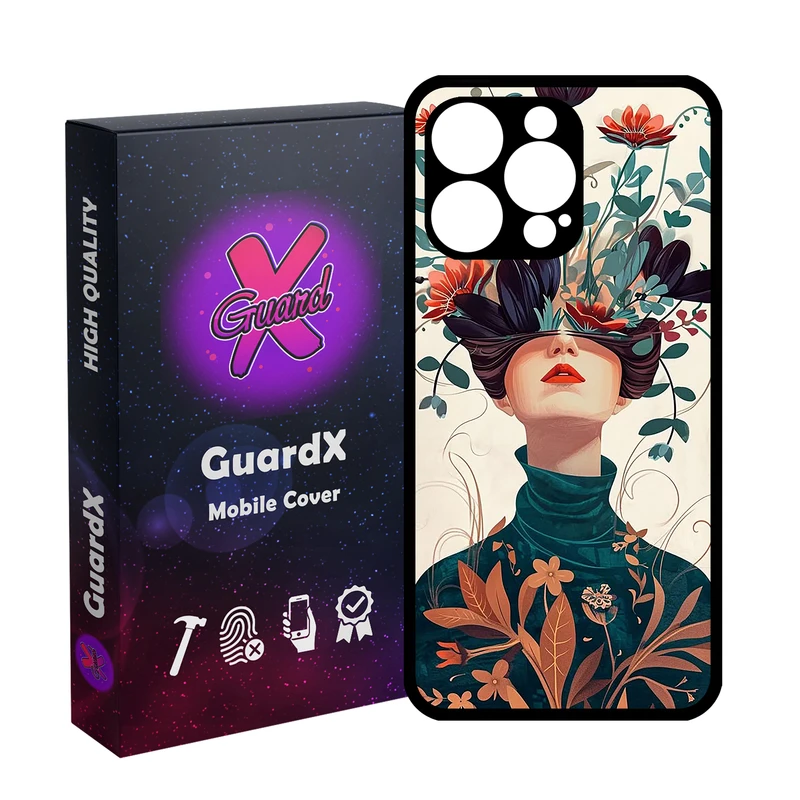 کاور گارد ایکس طرح دخترانه مدل  Glass10779 مناسب برای گوشی موبایل اپل iPhone 15 Pro Max