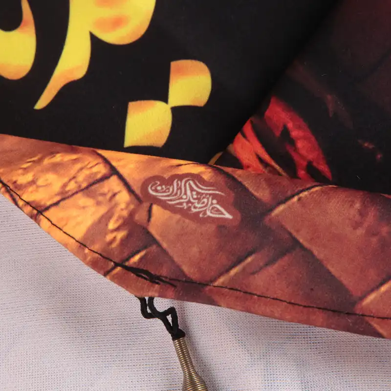 پرچم خدمتگزاران مدل کتیبه کنارآیفونی طرح مذهبی ای امید ناامیدان یا حسین علیه السلام کد 40003036