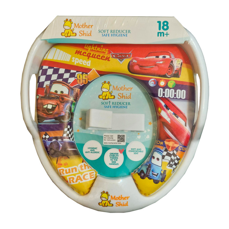 تبدیل توالت فرنگی کودک مادر شید طرح ماشین ها مدل Ms1892.20