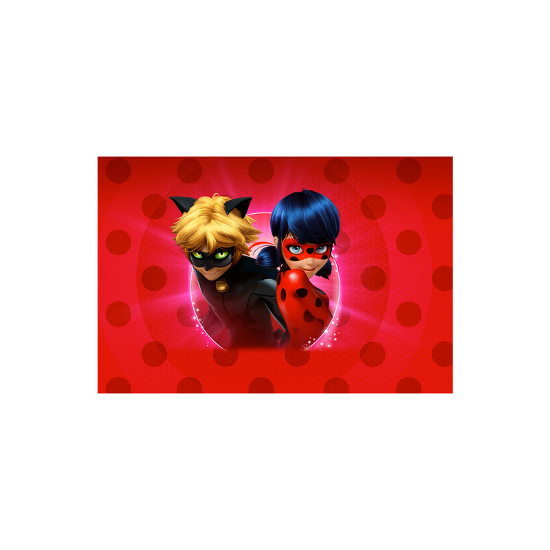  کارت پستال بادکنک آبی مدل دختر کفشدوزکی کد Ladybug2